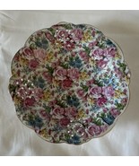 Royal Crown Sussex Bouquet Pierced Bob Bon Dish 2048 Vintage Rare Scarce... - $367.64 MXN