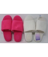 Stars Above Women&#39;s Sammy Platform Slide Slippers Pink &amp; White Large 9-1... - €21,22 EUR