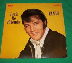 Vtg Elvis Presley 1970 Let&#39;s Be Friends + 1975 Show Tunes Lp Record Album Movies - £15.82 GBP