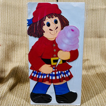 Vintage 1974 Hallmark Uncle Clem&#39;s Carnival Raggedy Ann &amp; Andy Storybook Card - £9.45 GBP