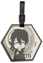 Sword Art Online Happy Kirito Hexagon Luggage Tag Anime Licensed NEW - £9.63 GBP