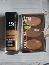 CoverGirl Foundation T50 Natural Tan Trublend &amp; Covergirl Contour Palette - £11.76 GBP