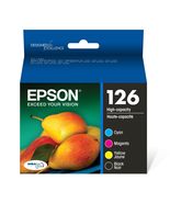 EPSON 126 DURABrite Ultra Ink Black &amp; Color Combo Pack For WF-3520, WF-3... - £54.25 GBP