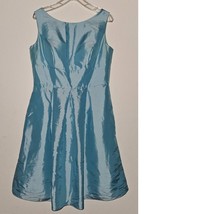 Bella Formals by Venus Aqua Blue Sleeveless Dress Size 18 Formal Bridesmaid Prom - £47.38 GBP