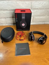 Beats By Dr. Dre Beats Studio Over-the-Ear Headphones Black Tested Work - £50.87 GBP