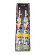 Set of 2 Climbing Chicks 10 inch Candles Candlesticks Giftco Easter Holi... - $9.50