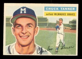 Vintage Baseball Card Topps 1956 #69 Chuck Tanner Outfield Milwaukee Braves Wb - £8.86 GBP