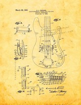 Fender Electromagnetic Pickup For Lute-type Musical Instrument Patent Print - Go - £6.25 GBP+