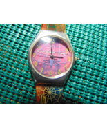 SPIDERMAN vintage WATCH VINYL COLORFUL BAND` { NOT WORKING } - $75.00