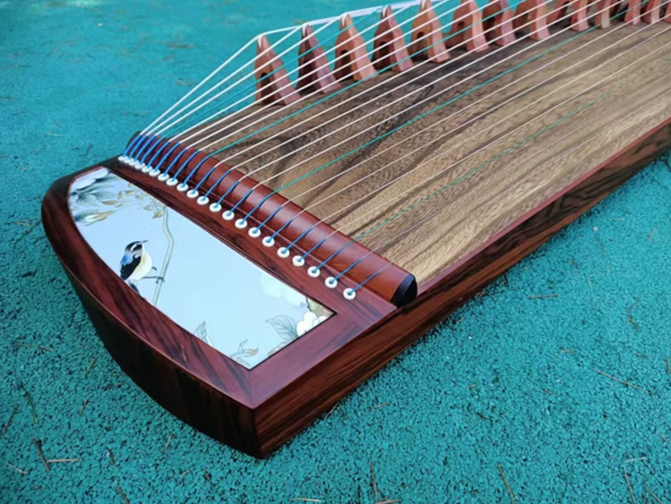Guzheng 130cm Painted birds and flowers Chinese string instruments - $399.00