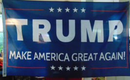 60&quot; x 38&quot; TRUMP 2016 Flag Make America Great Again First Election Campaign - $462.18 MXN