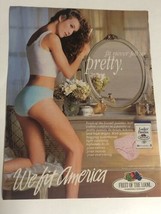 vintage Fruit Of The Loom Panties  Print Ad Advertisement 1989 pa1 - $10.88