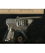 VINTAGE AAA TIN STEEL DOUBLE BARREL MINI CAP GUN JAPANESE WORKING - $9.95
