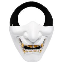 Halloween Costume Mask Devil Fang Half Face Adult Unisex Cosplay Mask Ghost - £19.89 GBP