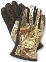 Mens Gloves Winter Isotoner SmartTouch Tech Stretch Camouflage $48-size L - £16.60 GBP