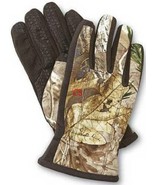 Mens Gloves Winter Isotoner SmartTouch Tech Stretch Camouflage $48-size L - £16.99 GBP