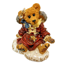 Vintage 1998 Boyds Bears Give All To Love Figurine The Bearstone Collection - £10.69 GBP