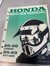 1985 1986 1988 1989 Honda XR80R XR100R Service Atelier Réparation Manuel OEM - $90.25