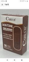 Careus - Skin Tone Fabric Bandages Dark, 30 Count, Assorted sizes - £5.29 GBP