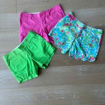 Lilly Pulitzer Callahan &amp; Buttercup Pink Delicacy (3) Shorts sz 0 - £57.85 GBP