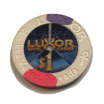 Las Vegas Luxor Large Inlay Casino Vintage Casino Chip $1 - $73.55 MXN