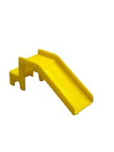 Vtg Fisher Price Play Family Little People Yellow Slide Outdoor Play Replacement - £8.78 GBP