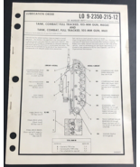 1977 Lubrication Order Procedure for Full Tracked Combat Tank LO 9-2350-... - £16.02 GBP