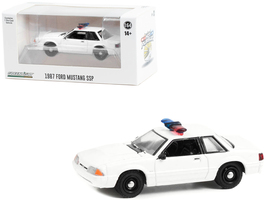 1987-1993 Ford Mustang SSP White Police Car with Light Bar "Hot Pursuit" "Hobby  - $22.79