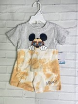 Disney Baby Mickey Mouse T-Shirt and Shorts 2 Piece Set Outfit Boys 3-6 Months - £17.45 GBP