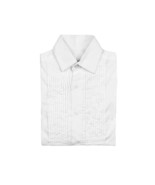 Boy&#39;s Kids Classic Traditional White Pleated Tuxedo Dress Shirt Laydown ... - $320.24 MXN