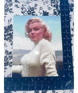 ICONIC LEGENDARY SEXY ACTRESS WHITE SWEATER MARILYN MONROE  8x10 PUBLICI... - $161.60 MXN