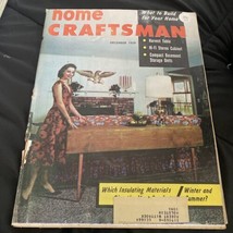 Vtg Home Craftsman Magazine What to Build for Your Home: Harvest Table Dec 1959 - £16.92 GBP
