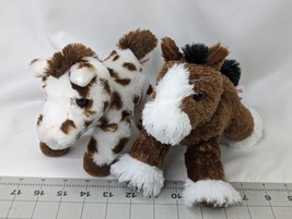 Aurora Horse Lot Clydesdale Apaloosa Brown 7 8 Inch Stuffed Animal Toy - £12.26 GBP