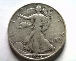 1946 Walking Liberty Half Very Fine /EXTRA Fine VF/XF Very FINE/EXTREMELY Fine - $19.00