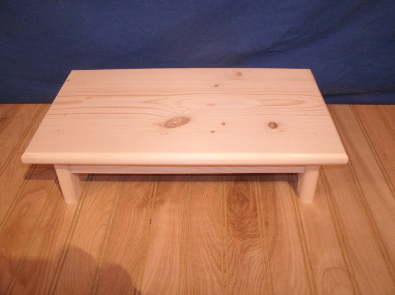 wood step stool, wooden step stool 4&quot;, step stool, unfinished wooden ste... - $23.60