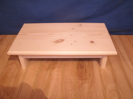 wood step stool, wooden step stool 4&quot;, step stool, unfinished wooden step stool - £18.55 GBP