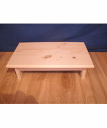 wood step stool, wooden step stool 4&quot;, step stool, unfinished wooden ste... - $23.60