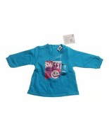 Girls sweatshirt 12 month blue Joe Boxer Smiley Face NEW - £5.50 GBP