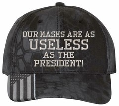 Masks as useless as the guy wearing them Adjustable USA300 Hat - £19.10 GBP