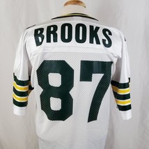Champion Green Bay Packers Robert Brooks #87 Vintage Jersey Size 44 Large White - £34.45 GBP