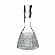 Waterford Crystal Diamond Line Decanter with Stopper Clear Whiskey 10583... - $225.00