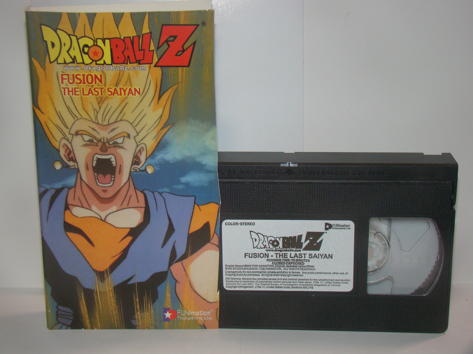 DRAGON BALL Z - FUSION - THE LAST SAIYAN (VHS) - $10.00