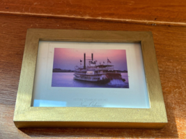 Small Historic Steamboat Natchez New Orleans Photographic Print in Gilt ... - £6.04 GBP