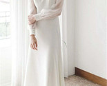Simple wedding dresses outdoor wedding dress with long sleeves wd00439 1 thumb155 crop