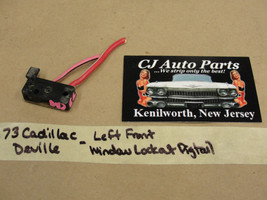 73 Cadillac Deville LEFT FRONT WINDOW LOCKOUT SWITCH WIRE HARNESS PIGTAI... - $29.69