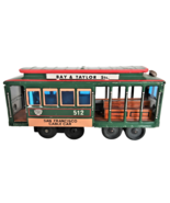 Vtg Market Street Ry Co San Francisco Cable Car 512 Pressed Metal Japan - $652.77 MXN