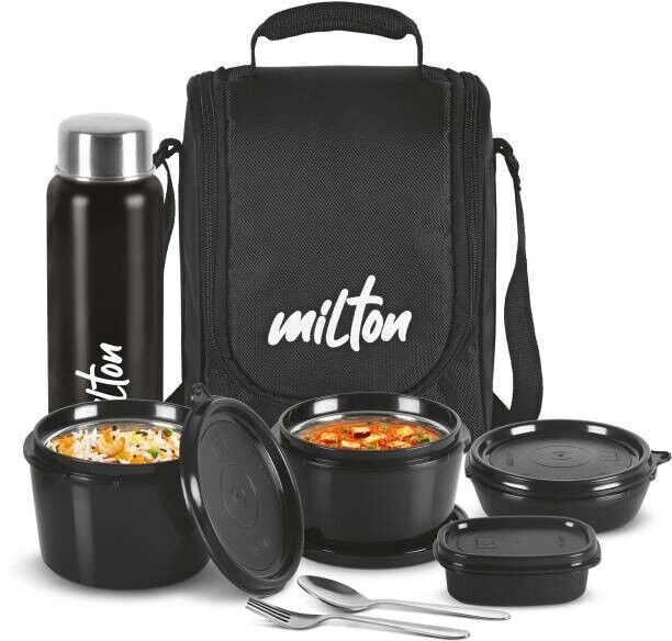 Primary image for MILTON Pro Lunch Tiffin With Insulated Fabric Jacket, 4 Containers Lunch Box