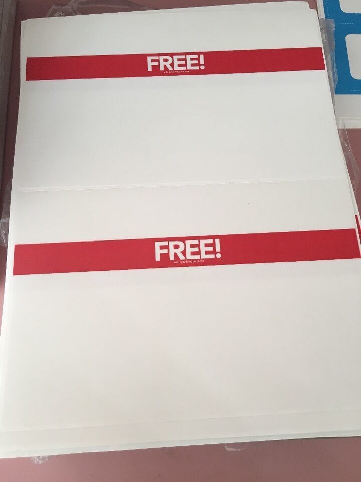 Free Sticker Label 150ct - $48.51