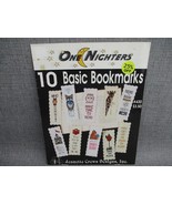 10 Basic Bookmarks Jeanette Crews Designs One Nighters Cross Stitch pattern - $5.69