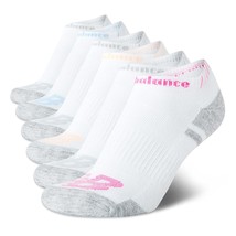 New Balance Women&#39;s Athletic Socks - Cushioned Low Cut Ankle Socks (6 Pa... - £39.32 GBP